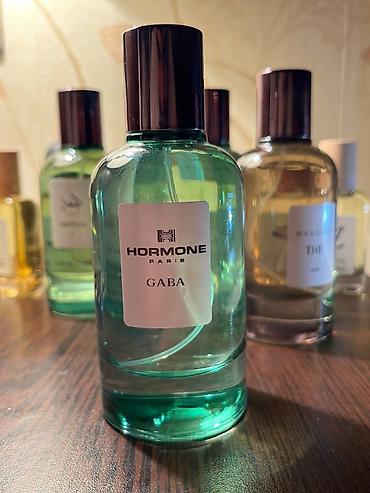 Ətriyyat: HORMONE PARİS GABA 100ml qablaşma. 50/50 qatılır Qalıcılıq 1 gün — 1