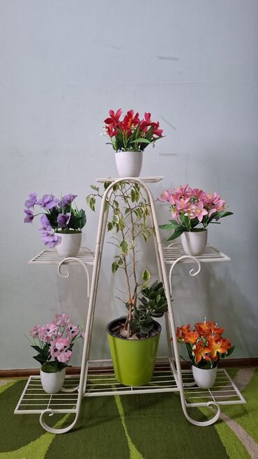 лестница садовая: Этажерка для цветов, Новый, Железо, Самовывоз