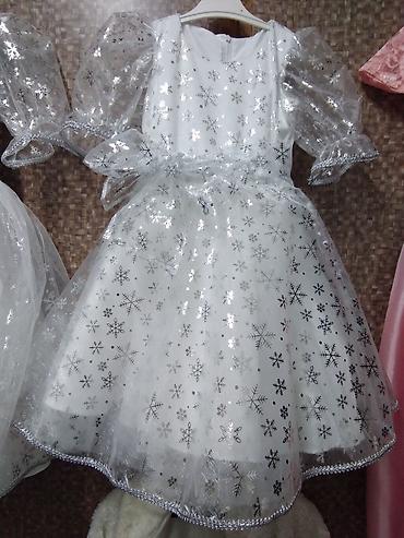 Платья: Детское платье, цвет - Белый — 1