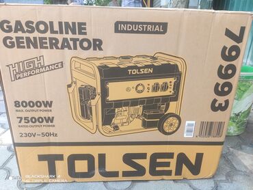 Генераторы: Генератор бензиновый tolsen.79993 номинальная мощность-7,5кв at lalafo.kg — 4 Генераторы: Генератор бензиновый tolsen.79993 номинальная мощность-7,5кв — 4