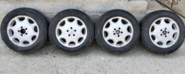 продаю шины на портер: Дөңгөлөктөр монтажда 215 / 60 / R 16, All-season, Колдонулган, Комплект, Жеңил унаалар, Куйма, тешиктери - 5