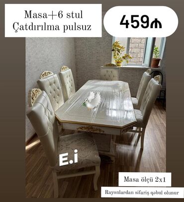 Masa və oturacaq dəstləri: Masa desti yeni