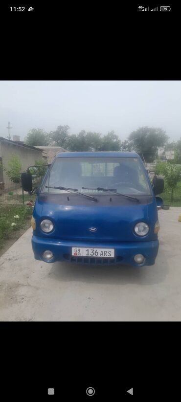 краска автомобиль: Грузовой автомобиль Hyundai Porter синего цвета. Подходит для