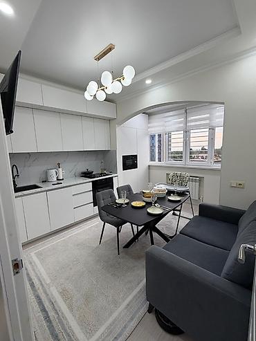 flat osh: 2 комнаты, 70 м², 108 серия, 8 этаж, Евроремонт — 7
