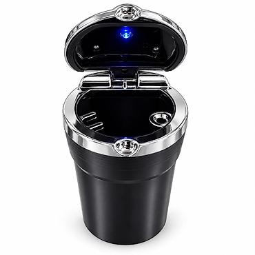 ucuz jeep: Avtomobil üçün LED işıqlı külqabı — qara, gümüşü haşiyəli Avtomobil — 3