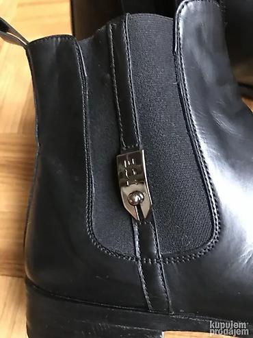 Čizme: Muške kožne ICEBERG čizme – crne - Klasičan ICEBERG model sa — 4