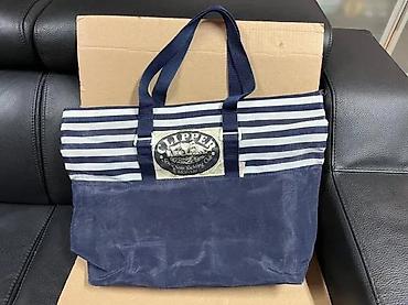 ysl torbe za plazu: Mornarska tote torba “Clipper – Seven Seas Yachting Club” - Prostrana — 1