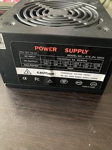 macbook pro: ATX formatlı kompüter qida bloku (Power Supply), 500W gücündədir — 1