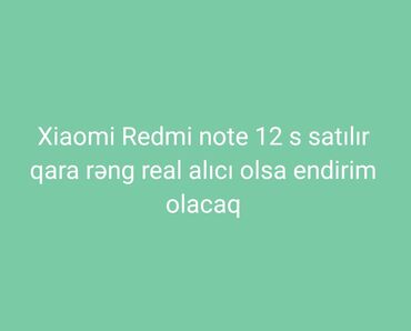 Xiaomi: Xiaomi Redmi Note 12S, 256 GB, rəng - Qara, 
 Sensor, Barmaq izi, İki sim kartlı