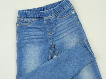 one size jeans: Spodnie jeansowe, Little kids, 7 lat, 116/122, stan - Dobry