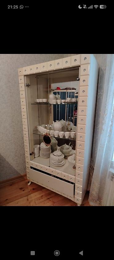 077 613 12 74 Şüşəli qab vitrin dolabı - Rəng: krem/ivory tonlarında lalafo.az -da 077 613 12 74 Şüşəli qab vitrin dolabı - Rəng: krem/ivory tonlarında