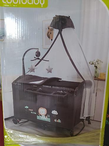 электронный манеж: Манеж-кроватка Coolbaby 10 в 1 Функциональный детский манеж с — 2