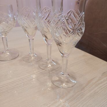 Qədəhlər: Qədəhlər, Xrustal, 8 ədədli dəst, Rusiya — 8