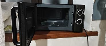 soba duxovka: Mikrodalğalı soba Hoffmann, Ayrıca dayanan, Mikrodalğalar ilə, rəng - Qara, İşlənmiş — 3