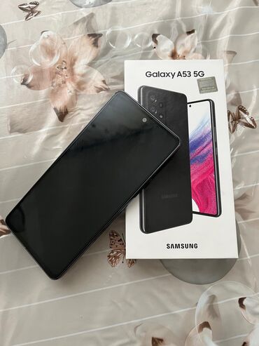 samsung i710: Samsung Galaxy A53 5G, 128 GB, rəng - Qara, Sensor, Barmaq izi, İki sim kartlı