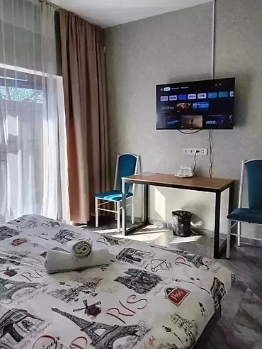 Посуточная аренда квартир: 1 комната, Душевая кабина, Постельное белье, Кондиционер — 9