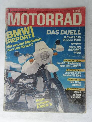 Ostalo: Casopisi motorrad o motorima 10 kom, brojevi: 14/1981,18/83 — 8