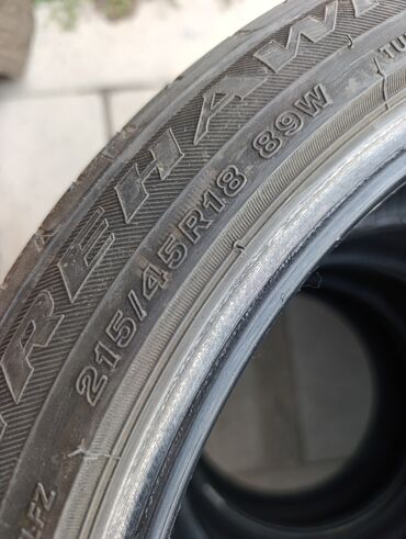 Шины: R-18 -215-45. Привозные из Японии. Шины летние комплект 4 шт. По нашим — 8