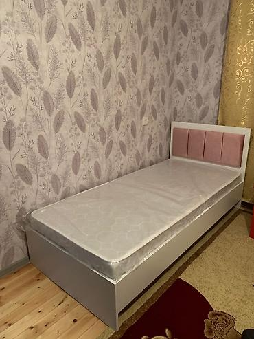 skameyka: Tək nəfərlik çarpayı – müasir dizayn - Ölçü: təxmini 90x2 sm (tək — 4
