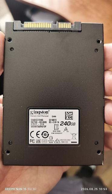 xiaomi redmi note 5: Накопитель для ПК, Б/у, Kingston, SSD — 2