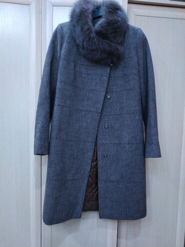 зимный пальто: Пальто, Классика, Зима, По колено, С утеплителем, M (EU 38)