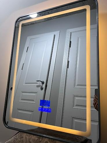 led свет: Зеркало с подсветкой, блютус и умным управлением - Размер 60/80 см — 4