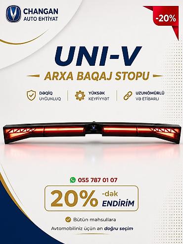 changan ehtiyat hisseleri: Changan UNI-V ehtiyat hissələri - Modelə dəqiq uyğunluqla istehsal — 2