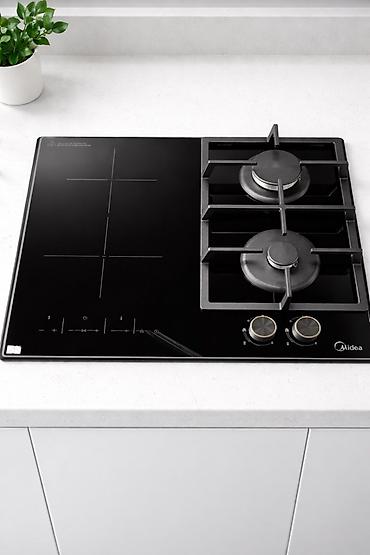 58: Комбинированная плита, Midea, Новый, Встраиваемая, Сенсорная, Полная оплата — 1