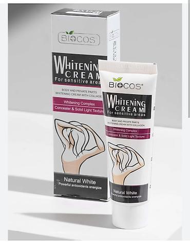 lil solid: BIOCOS Whitening Cream – həssas nahiyələr üçün ağardıcı krem Məhsul — 1
