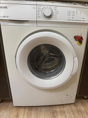 masin ucun maqnitofon: Paltaryuyan maşın Vestel, 6 kq, İşlənmiş, Avtomat, Qurutma var