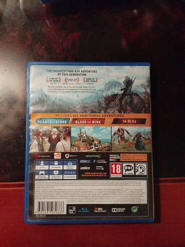 oyun konsolu rul: The Witcher 3: Wild Hunt, Rol oyunu, İşlənmiş Disk, PS4 (Sony Playstation 4), Pulsuz çatdırılma, Ünvandan götürmə, Ödənişli çatdırılma