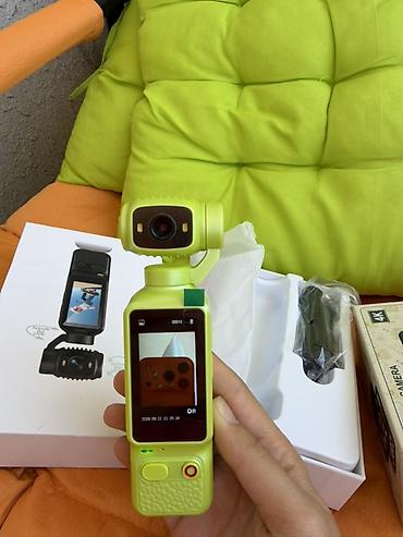 any unboxing endir: Vloq kamerasi - Rəng: açıq yaşıl - 180° fırlanan stabilizasiya — 1