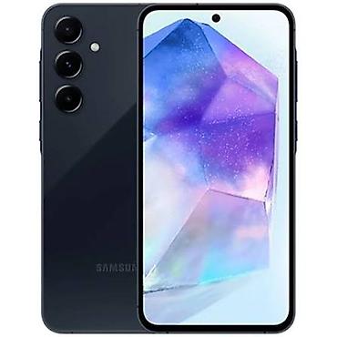 tsunami xl: Samsung Galaxy A55 5G, Б/у, 256 ГБ, цвет - Синий, 1 SIM, 2 SIM, eSIM — 4