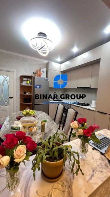 бишкек квартира дордой: 1 бөлмө, 50 кв. м, Элитка, 7 кабат, Евроремонт