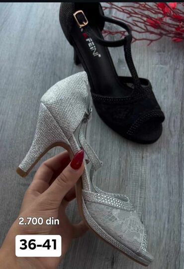 srebrno prstenje sa cirkonima: Sandals