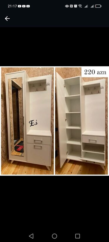 Dolablar: Yeni, Açılan, 2 qapılı Düz dolab, Dəhliz dolabı, Türkiyə — 8