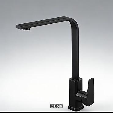taburet: Crna Kuhinjska Slavina Visoka 41 cm – Mat Crna Novo, nekorišćeno ✅ — 5