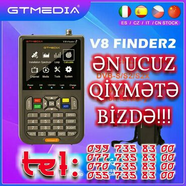 real tv biss: Ən gözəl qiymət!!! Yeni model Gtmedia v8 2 (7,4 v / 4000 mah)