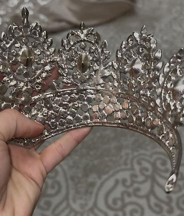 gelin gulleri: Swarovski qaşlarla gəlin tacı, baha alinib Ukraynada. klassik kraliça — 3