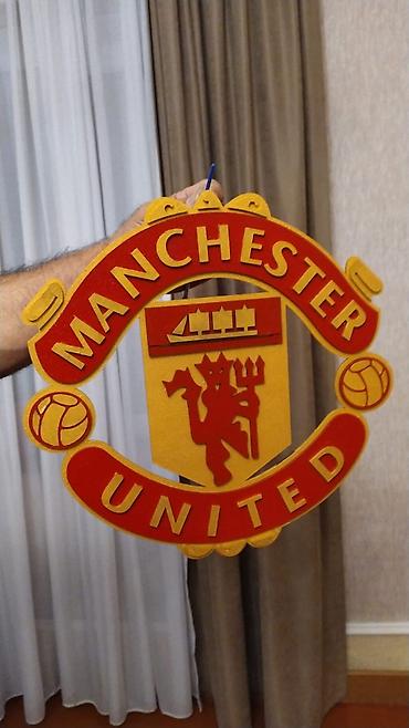 Другой декор и предметы интерьера: Manchester United loqolu dekorativ asma nişan - Dizayn: Rəsmi — 1