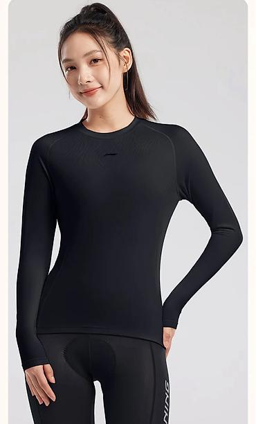 nike tech: Лонгслив, цвет - Черный, Китай, S — 1