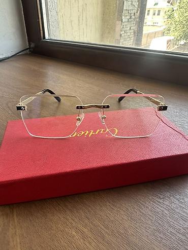 cartier очки: Очки Cartier безободковые (rimless) - Форма линз: прямоугольная, с — 2