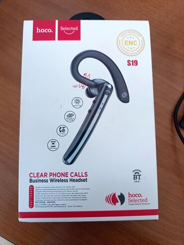блютуз гарнитура: Bluetooth-гарнитура hoco. Selected S19 — бизнес-гарнитура для четких