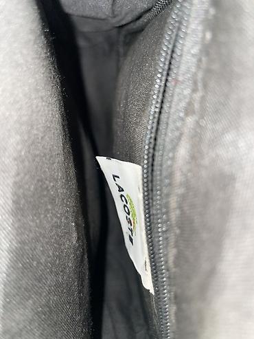 Классические сумки: Сумка через плечо Lacoste, компактная и практичная. - Цвет: черный — 2