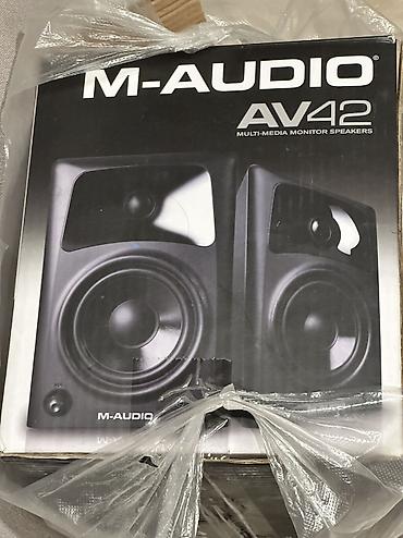 Динамики и колонки: Продаю колонки (мониторы) M Audio AV42 В идеальном состоянии — 1