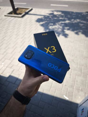 işdenmiş telfonlar: Poco X3 NFC, 64 ГБ, цвет - Голубой