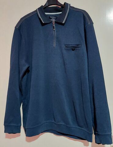 sport attack patike: Sweatshirt, XL (EU 54), color - Blue, With a zipper