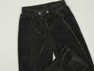 spodnie dresy szare: Material trousers, XS (EU 34), condition - Fair