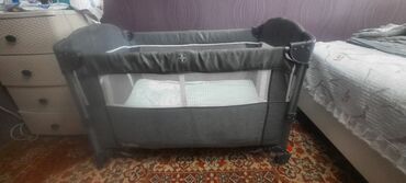 Манежи-кровати: Манеж-кровать, Б/у, Складной, Другой материал — 9