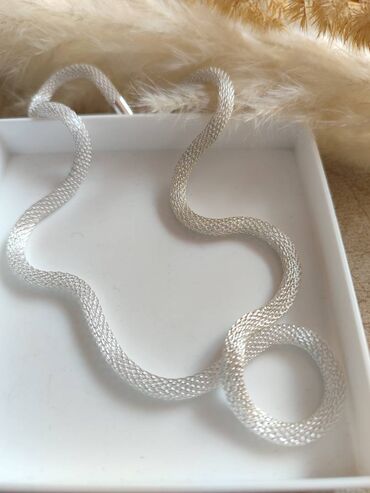 ogrlica krstic: Chain, Material: Silver